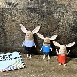 Nick Jr. Olivia The Pig PVC Figures Characters Cake Toppers Playset Lot Of 3